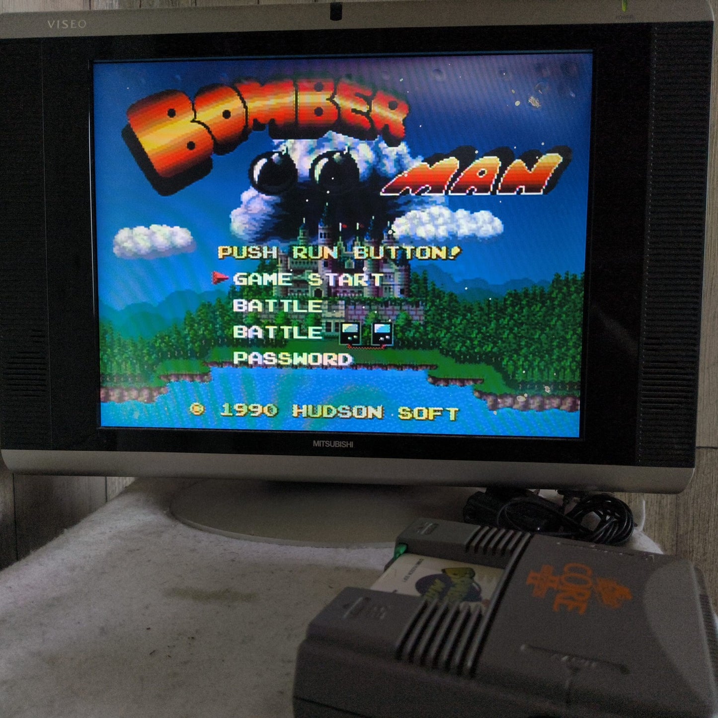 BOMBER MAN NEC PC Engine TurboGrafx-16 PCE game, Hu-card only, Working, Japan