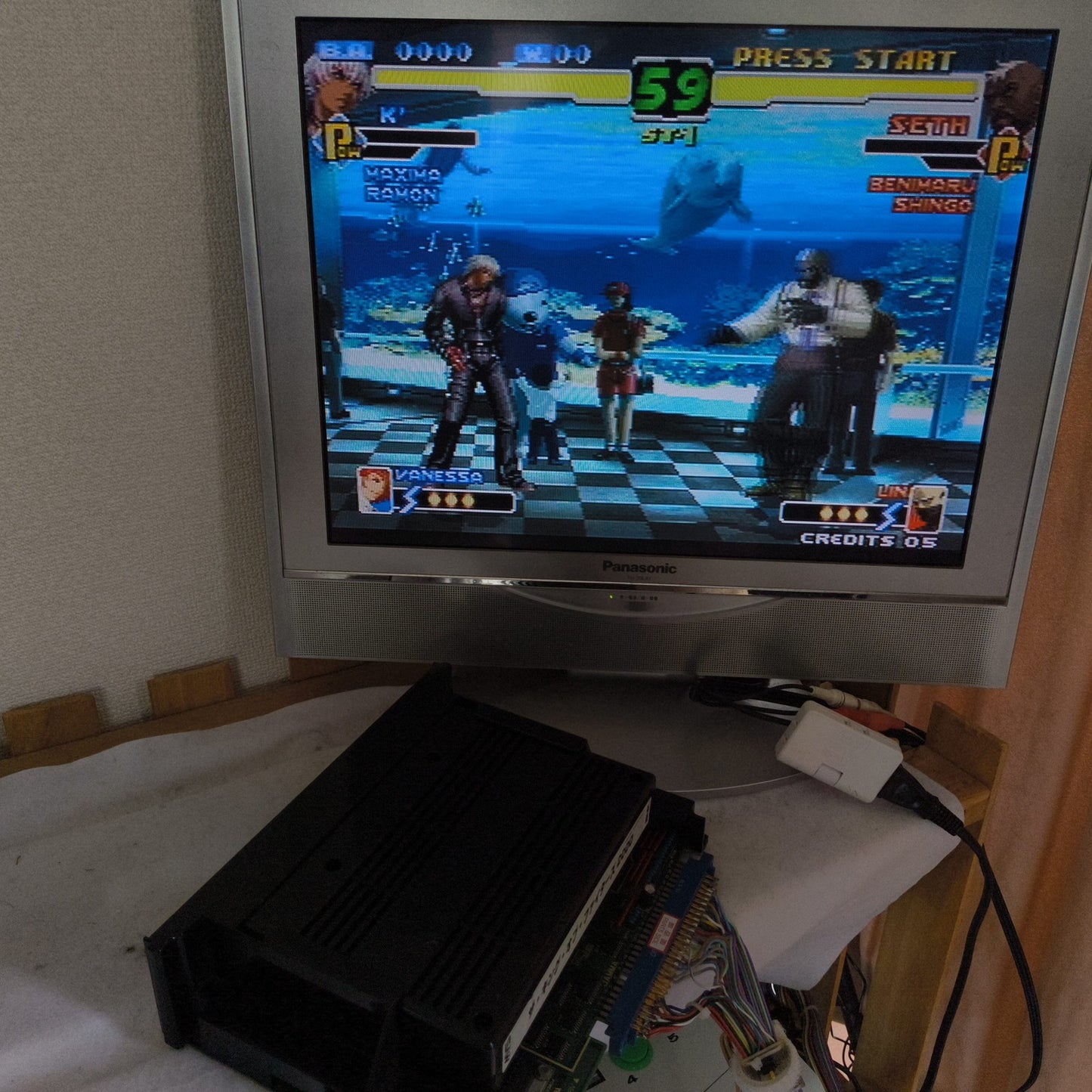 The King of Fighters 2001 KOF 2000 NEOGEO MVS Cartridge and Papers set, Workign