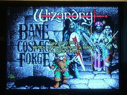 Wizardry 6 - Bane of the Cosmic Forge for FM TOWNS Boxed set/Japan Ver. Working