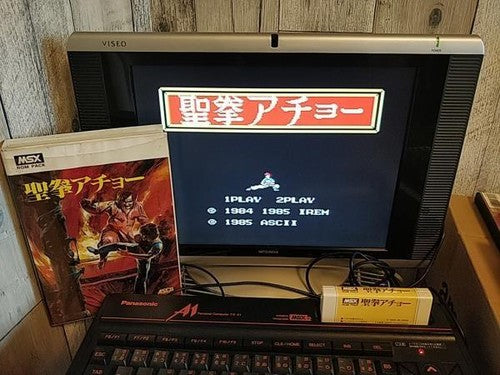 Kung-fu acho (Spartan-X) MSX/MSX2 Game Cartridge, Manual, Boxed, Working, Japan