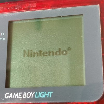 Game Boy Light Tezuka Osamu World Shop Astro Boy Atom Red Limited Working Rare
