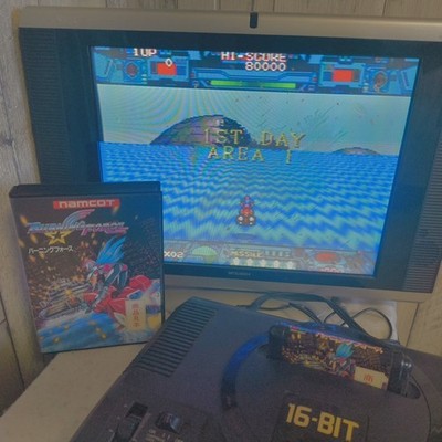 Namcot Burning Force Sega Mega Drive Gamey Working No Manual Rare Japan