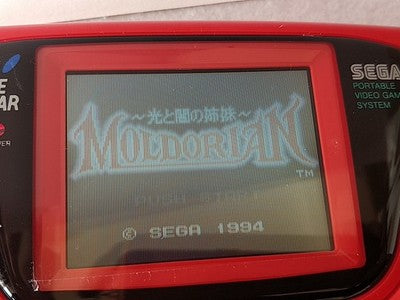 Moldorian Sisters of Light and Dark Sega Game Gear GG Cartridge Only Working
