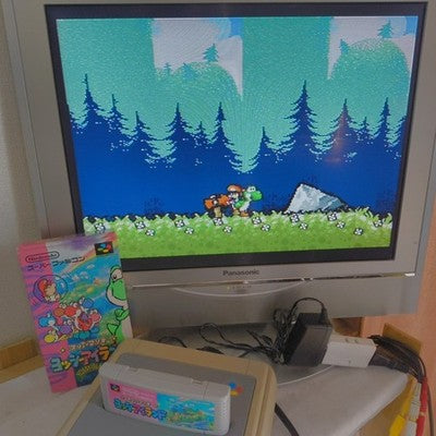 Super Mario Yoshi's Island Super Famicom Nintendo Complete CIB Working Japan