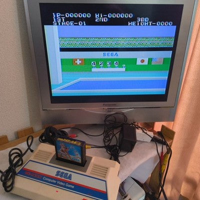 SG-1000 SEGA Computer Video Game Console Boxed Manual Switch Box Working Rare