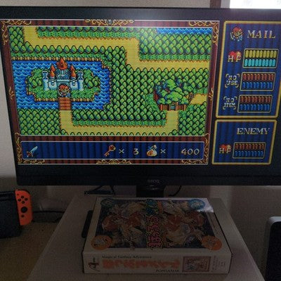 PC-8801 Magical Fantasy Adventure-Popful Mail Disks, Manual, Box, Working, Japan