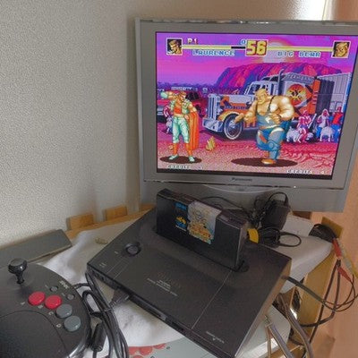 Neo Geo AES Pro-Gear Spec Console Controller Set SNK Working Rare Japan Import