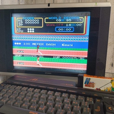 Konami's Hyper Olympic 1 RC710 MSX /Game Cartrigde only, working, Japan