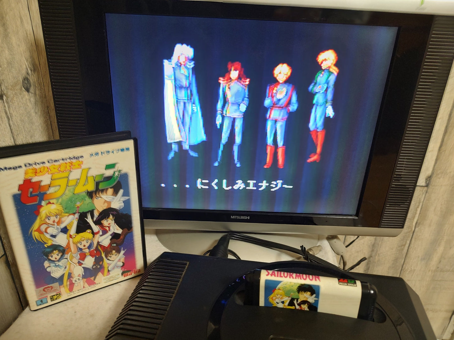 Bishoujo senshi Sailor Moon SEGA MEGA DRIVE Genesis Cartridge, Boxed set-g0301-