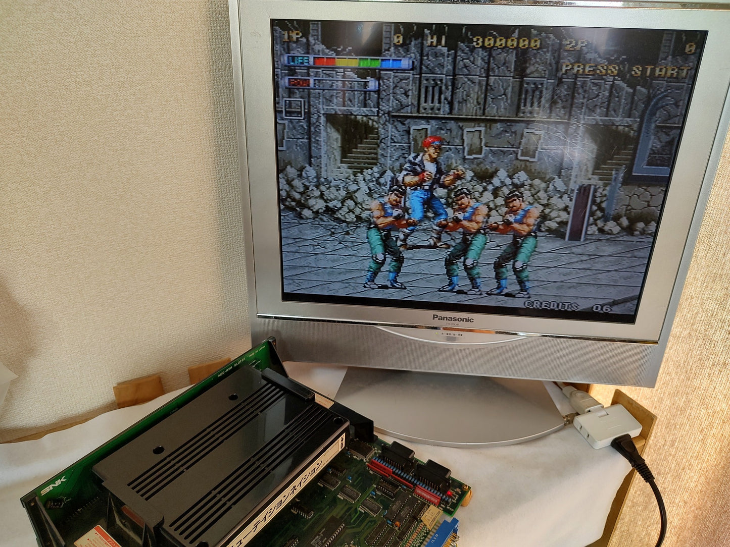 MUTATION NATION NEOGEO MVS System Cartridge and Instruction card set-g0304-