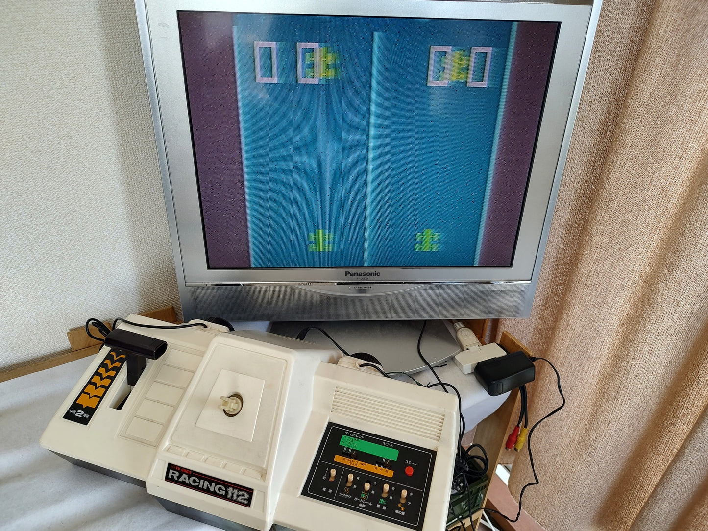 No handle Nintendo Color TV Game Racing 112 (CTG-CR112) Console, Working-g0318-4