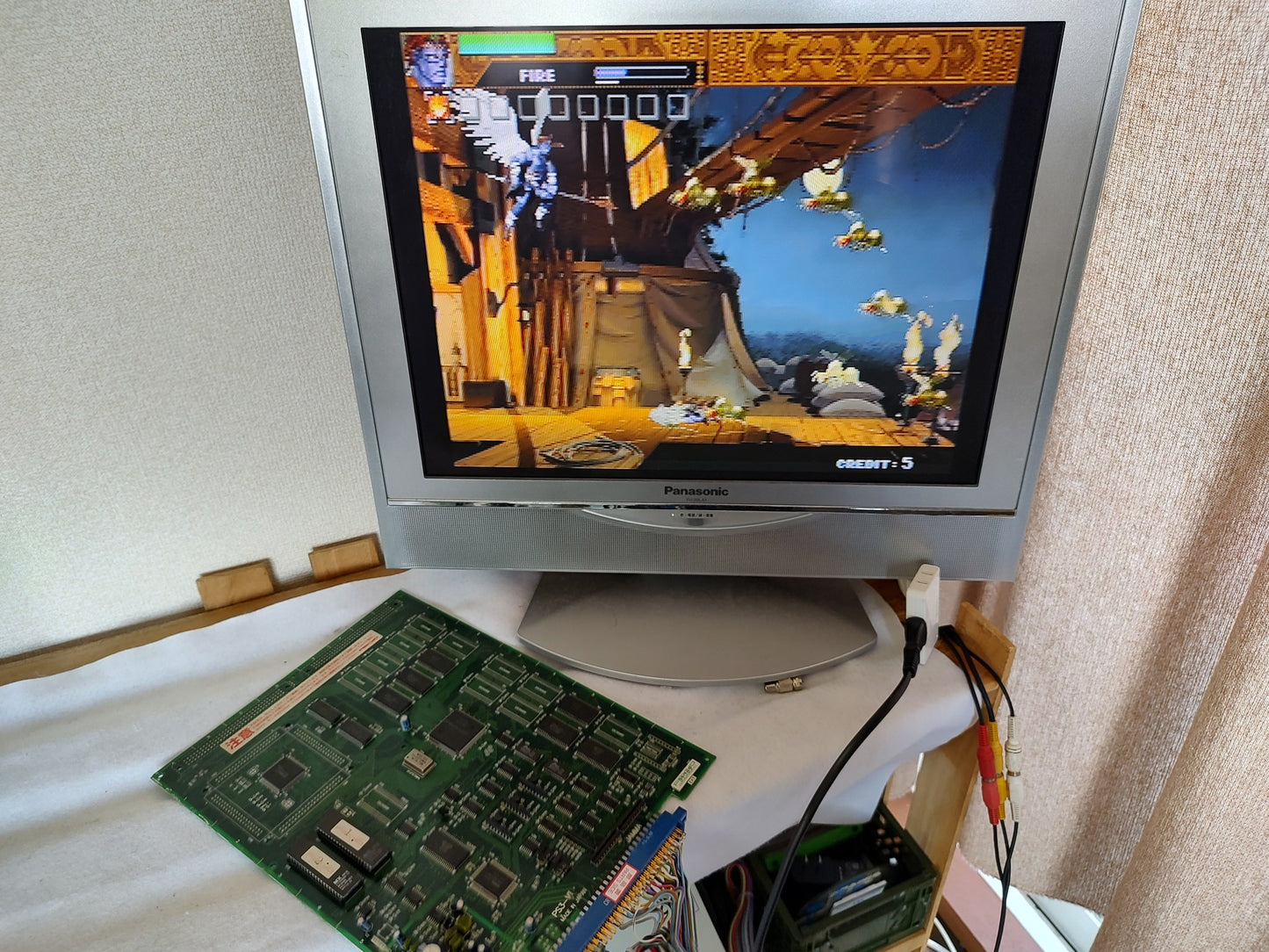 SOL DIVIDE Psikyo Arcade PCB System JAMMA Board and papers set, Working-g0323-