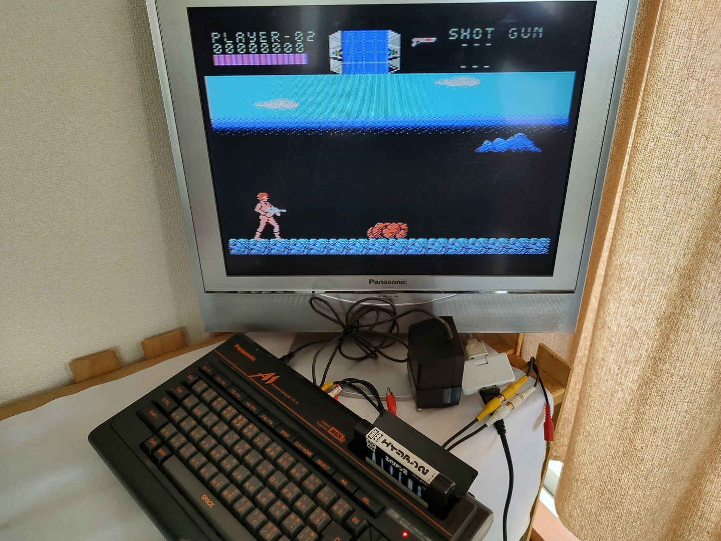 Panasonic MSX2 FS-A1 MK2 Personal Computer and PSU set, Working-g0328-