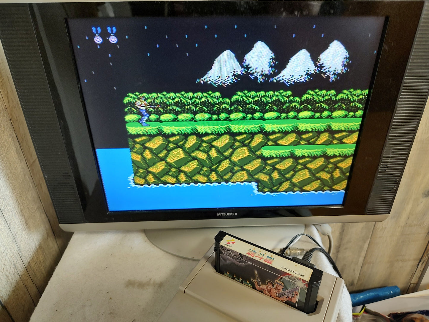 CONTRA KONAMI For Nintendo Famicom NES/ Cartridge only tested-g0415-