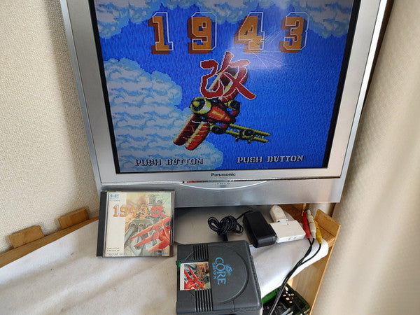 1943 KAI THE BATTLE OF MIDWAY NEC PC Engine TurboGrafx-16 game, Working-h0602-