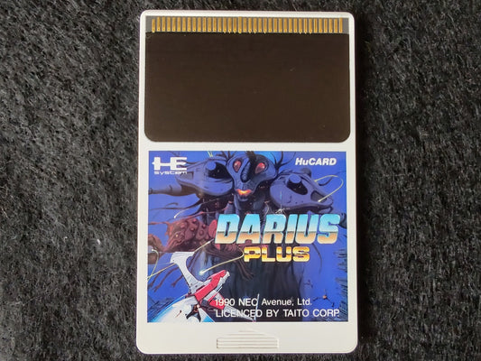 Darius Plus NEC PC Engine TurboGrafx-16 PCE game, Working-g0611-