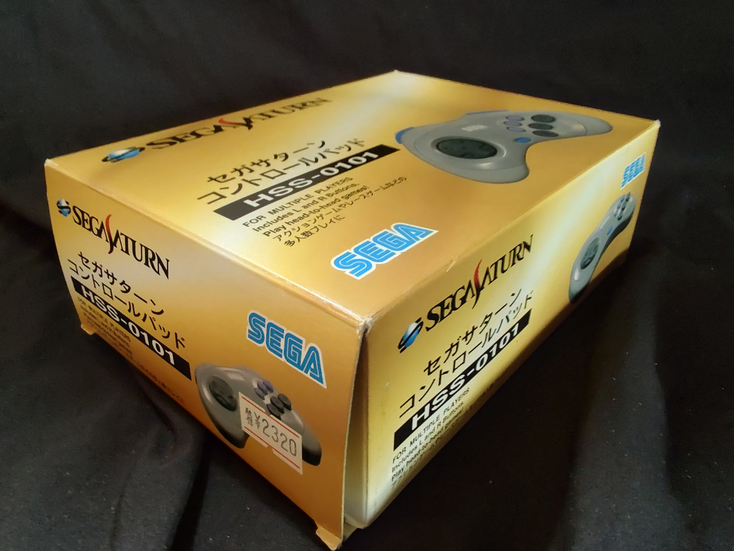 Used, SEGA Saturn Controller Pad HSS-0101 w/Box set, working-g0710-