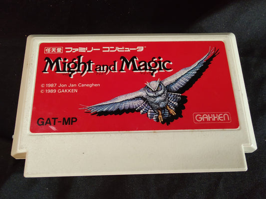 Might and Magic M&M Nintendo Famicom FC NES Cartridge only, Working-g0727-