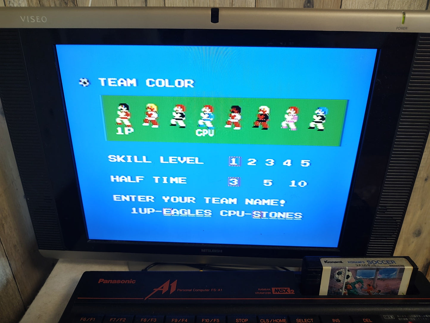 Konami's Soccer for MSX /Game Cartrigde only/NTSC-J working-f0808-