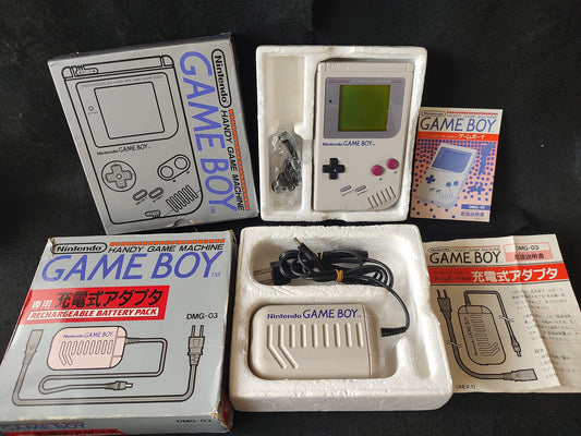 Nintendo Game boy Gray Color Console (DMG-001), W/Manual,Box set, working-g0928-