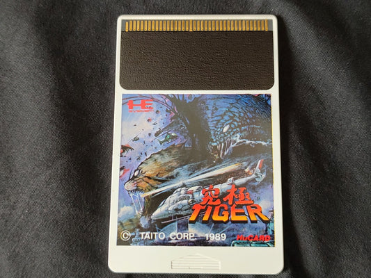 Twin Cobra / Kyukyoku Tiger NEC PC Engine TurboGrafx-16 PCE game, Working-g1023-
