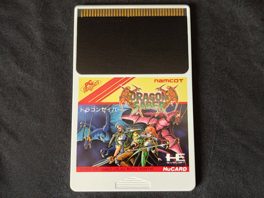 DRAGON SABER NEC PC Engine TurboGrafx-16 PCE game, Hu-card only, Working-g1023-