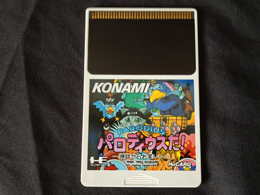Parodius NEC PC Engine TurboGrafx-16 PCE game, Hu-card only, Working-g1023-