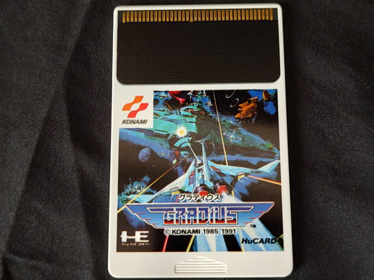 Gradius NEC PC Engine TurboGrafx-16 PCE games, Hu-card only, Working-g1023-