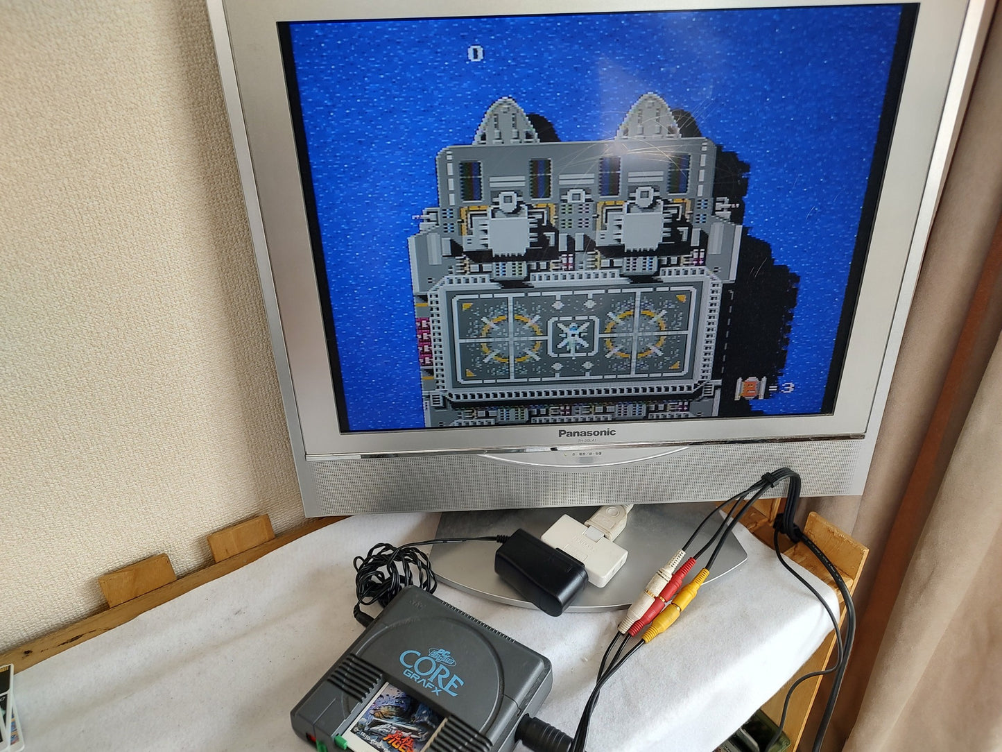 Twin Cobra / Kyukyoku Tiger NEC PC Engine TurboGrafx-16 PCE game, Working-g1023-