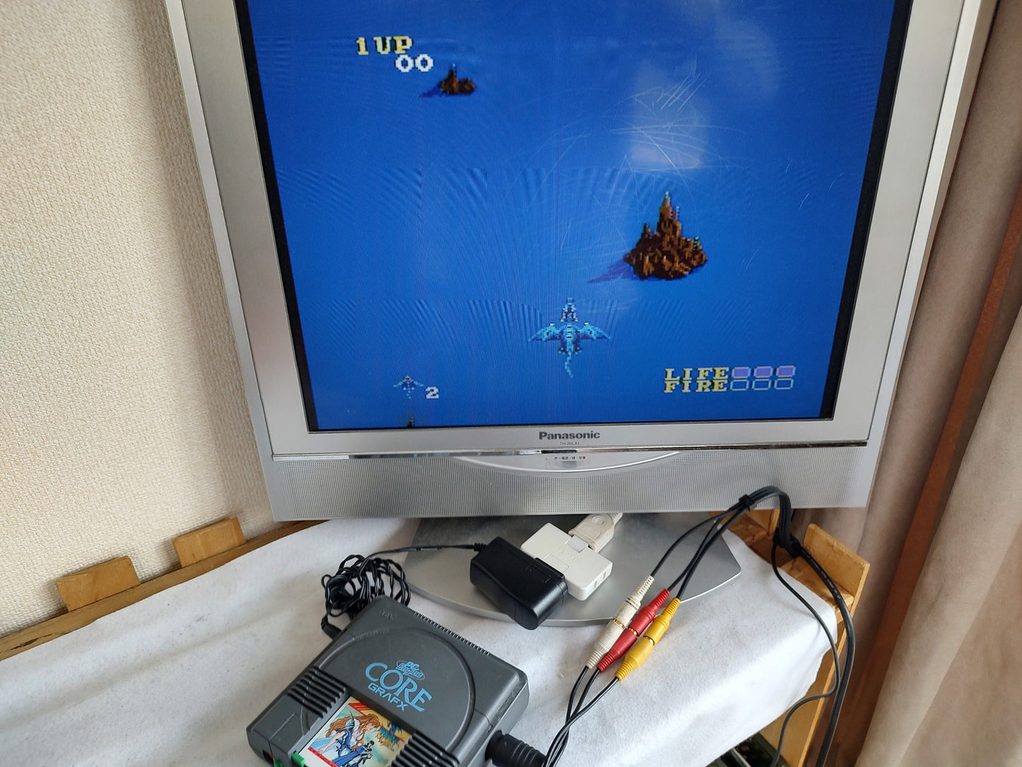 Dragon Spirit NEC PC Engine TurboGrafx-16 PCE games, Working-g1023-