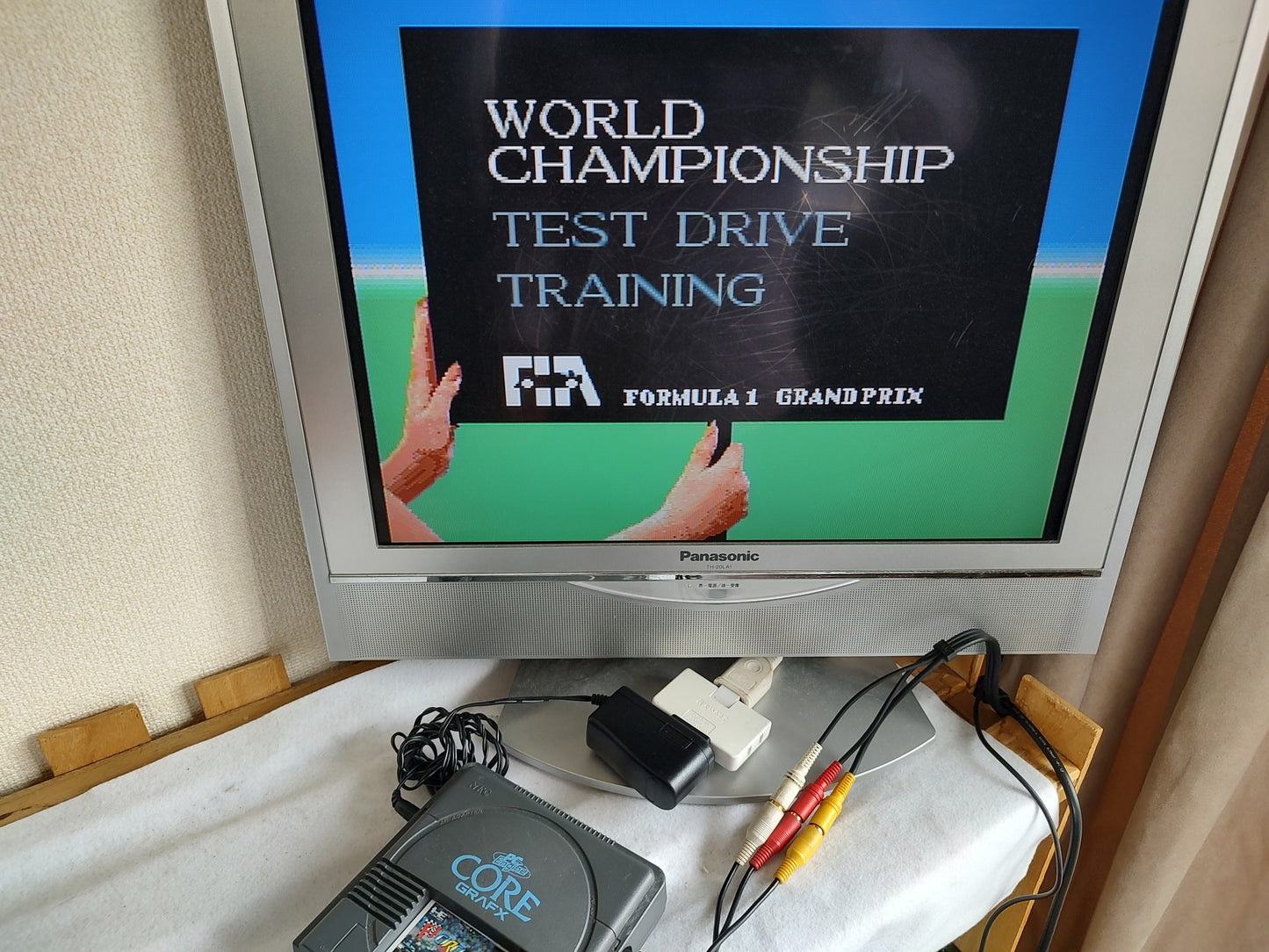 F1 Circus World Champion set NEC PC Engine TurboGrafx-16 PCE games-g1023-