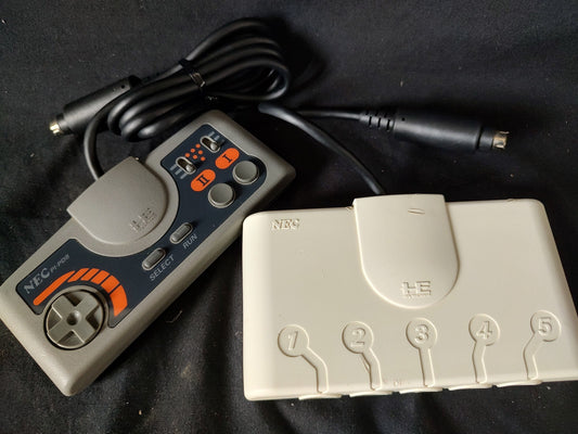 NEC PC engine Pad PI-PD8 turbo-pad for Tutbografx-16 and multi-tap set-g1105-