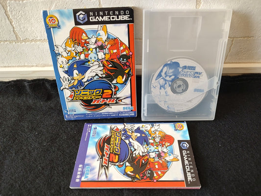 Sonic Adventure 2 Battle Nintendo GAMECUBE Japan w/manual, case set-g1114-