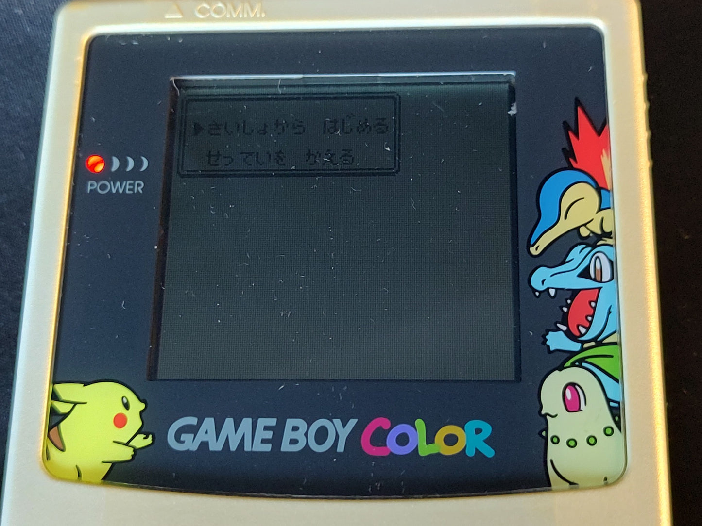 Pocket Monsters Gold Version Pokemon Gameboy cartridge set, working-g1125-