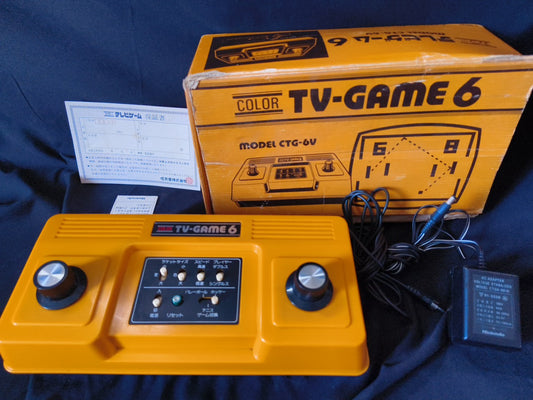 Nintendo TV GAME 6 (CTG-6V) Console, PSU and Box set, working-h0114-