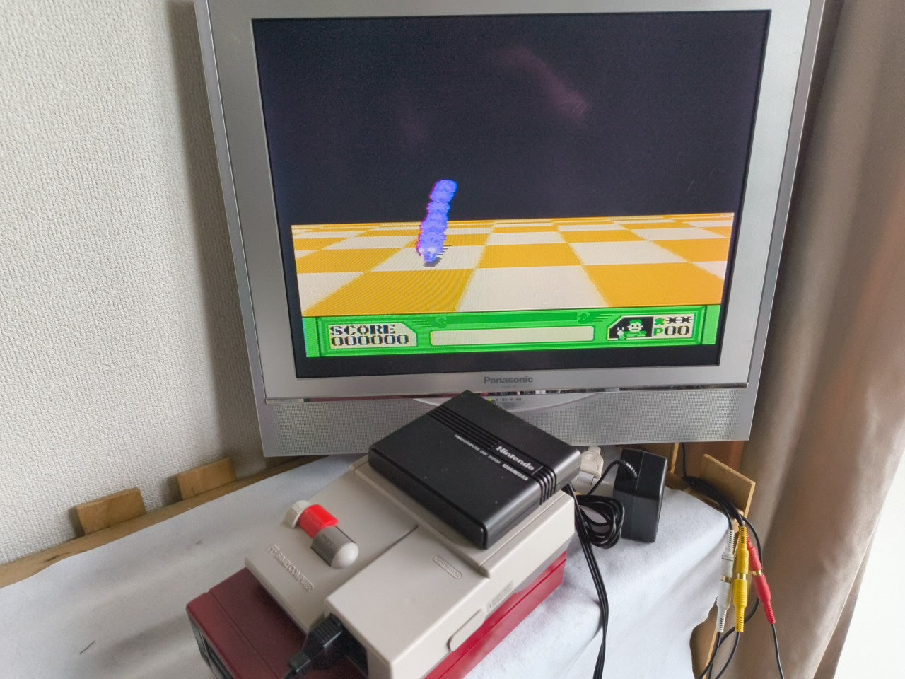 Nintendo Famicom Disk System(HVC-022) Console,RAM Adapter set, Working-gh0117-1