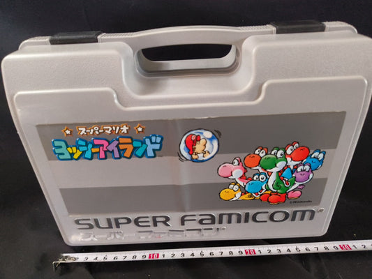 Used Nintendo Super Famicom Carrying Cases Mario Yoshi's Island SFC SNES-h0122-