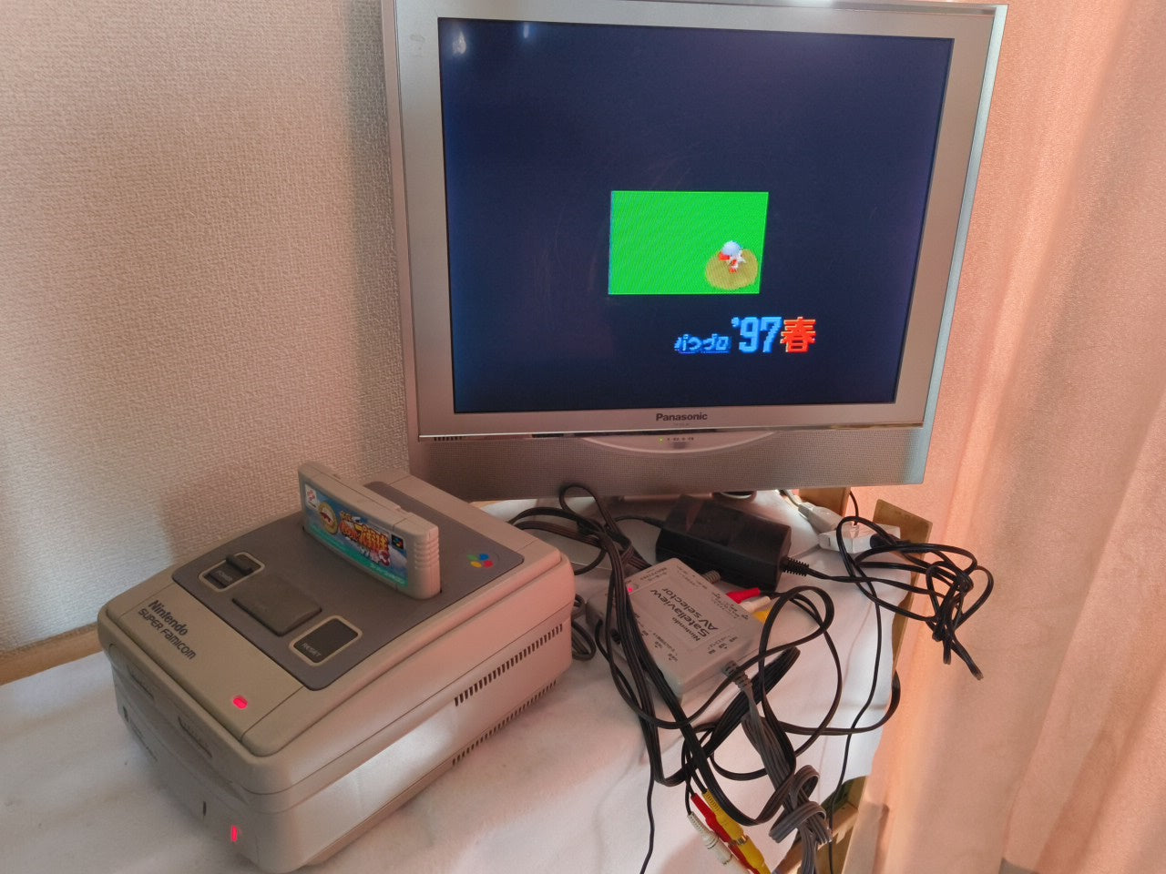 Nintendo Satellaview SHVC-029 and Accessories set Super Famicom console-h0130-2