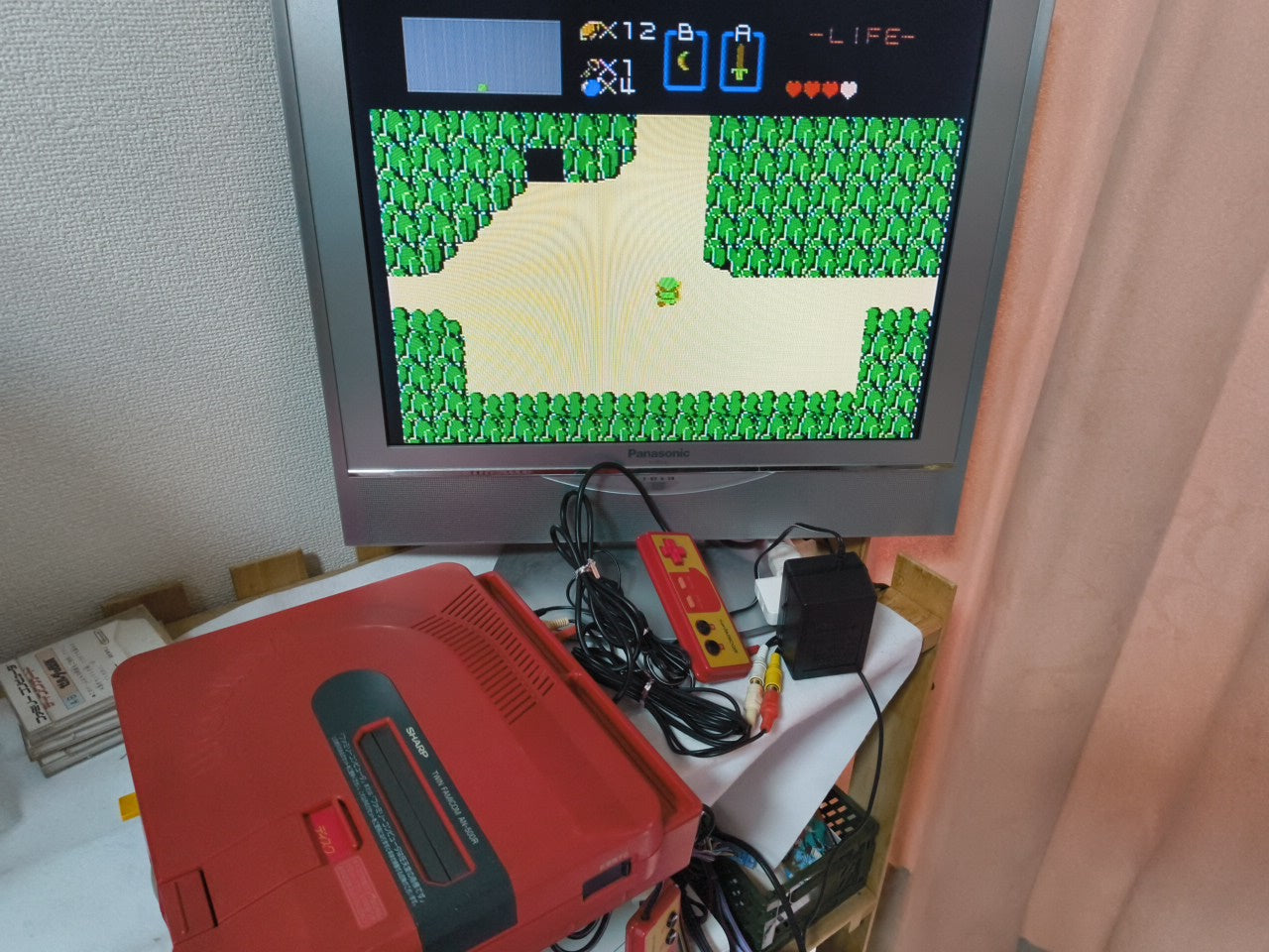 LEGEND OF ZELDA FAMICOM (NES) Disk System, Game disk and box set, tested-h0212-