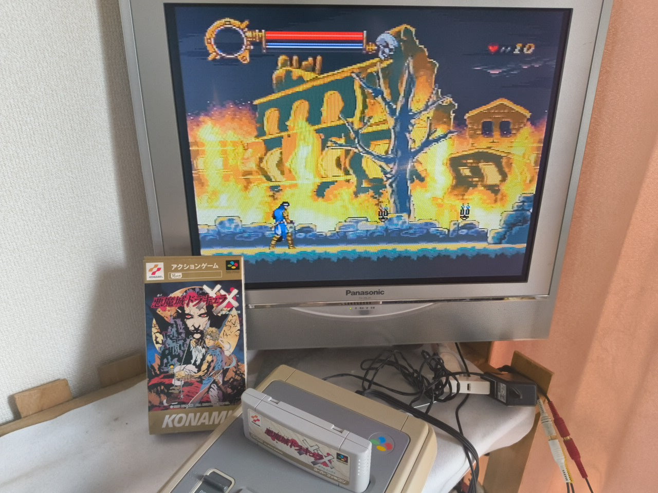 Castlevania Akumajo Dracula XX Super Famicom SFC, w/Manual, Box, Japan-h0221-