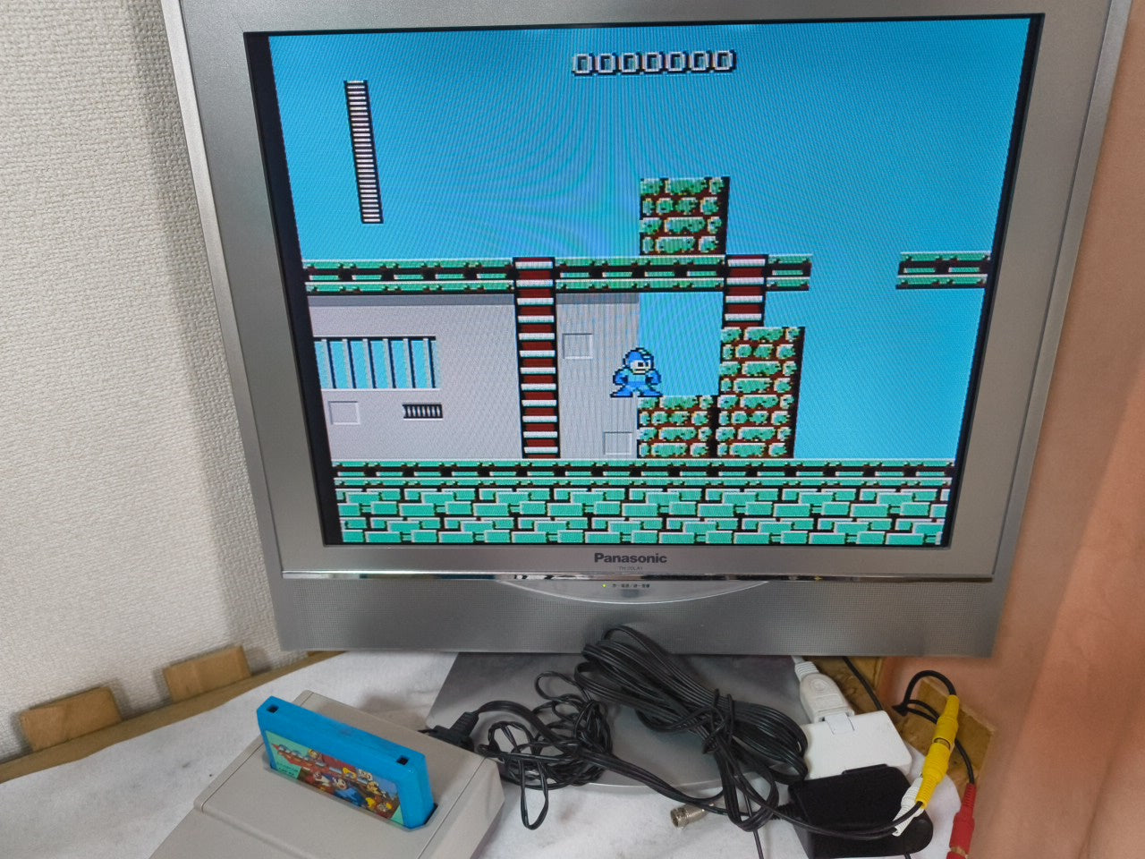 Rockman 1 MEGAMAN Famicom FC NES Cartridge only, working-h0228-