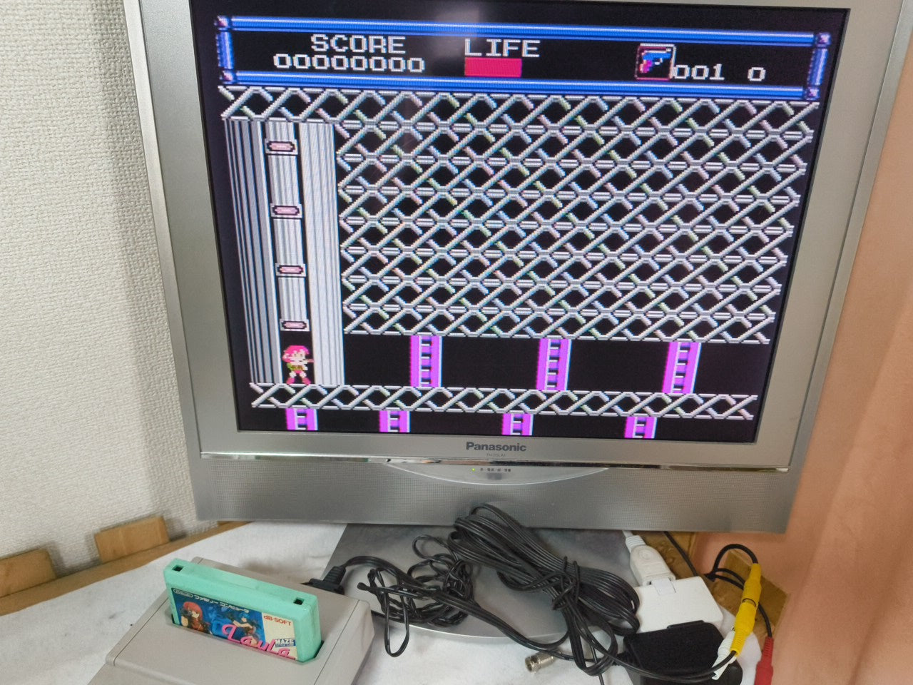 Layla The Iris Missions Nintendo Famicom FC NES Cartridge only, working-h0228-