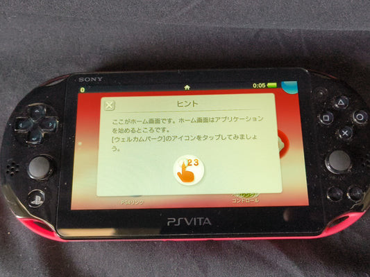 SONY PS Vita PCH-2000 ZA15 Pink Black Console/ Working, No charger-h0321-