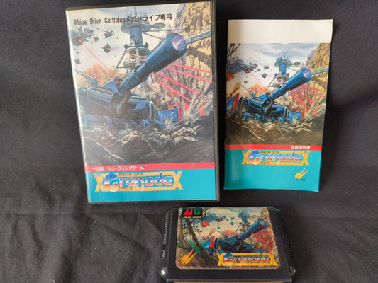 GRANADA SEGA MEGA DRIVE Genesis W/Manual, Box, working Japan-h0324-