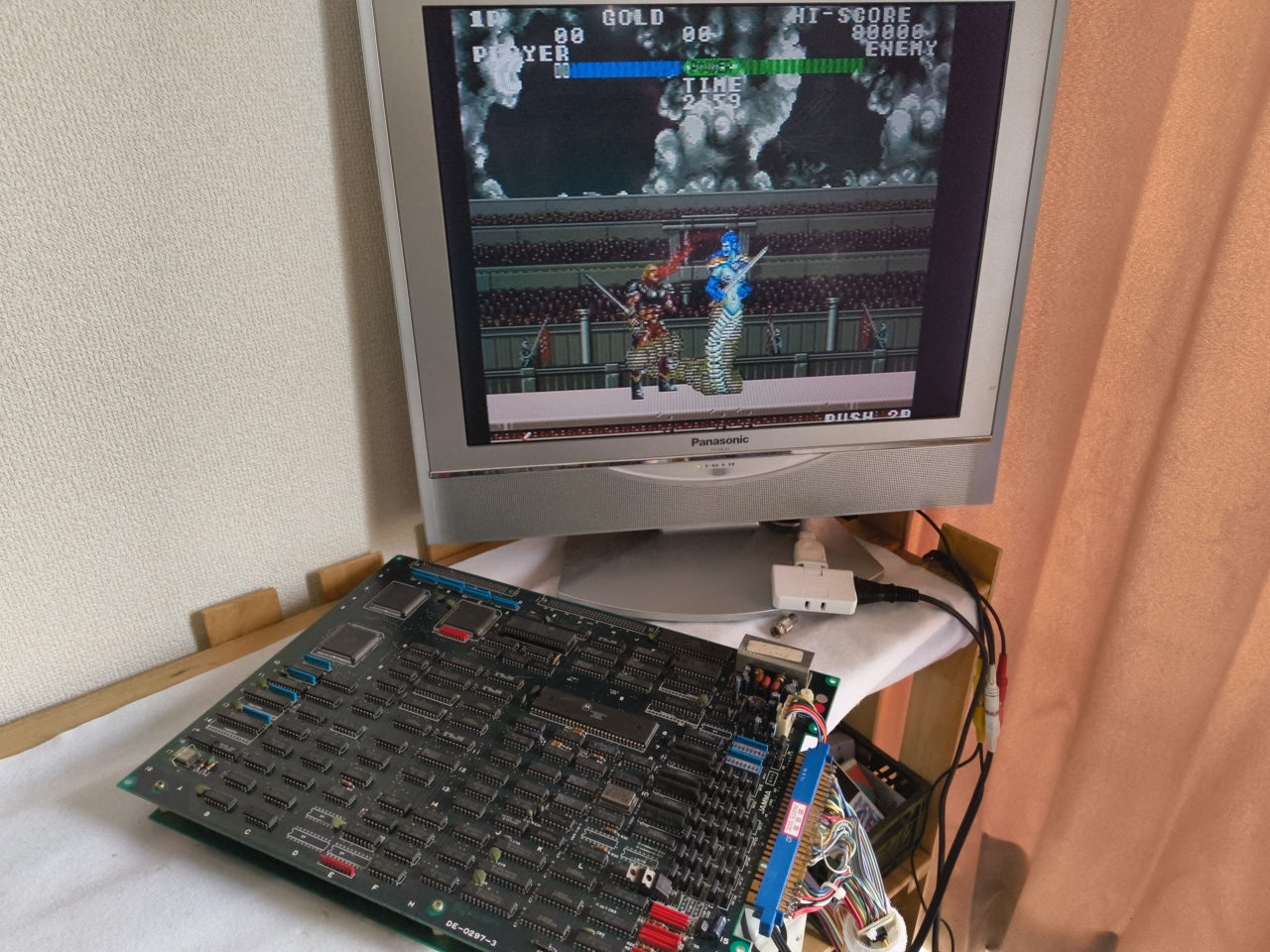 Fighting Fantasy / Hippodrome JAMMA Arcade Game PCB system Board set Japan-h0328