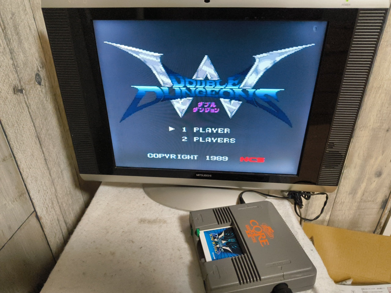 Double Dungeons NEC PC Engine TurboGrafx-16 PCE game, Working Japan-h0414-