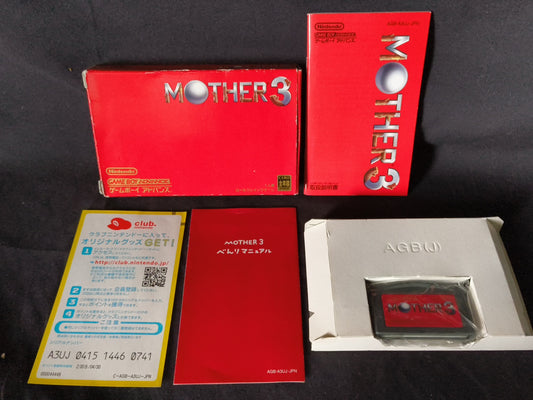 MOTHER 3 Gameboy Advance GBA, w/Manual, Papers, Box set Japan Working-h0415-