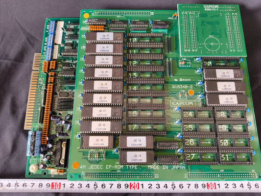 CAPTAIN COMMANDO CAPCOM CPS JAMMA system Arcade Board, Working Japan -h0418-