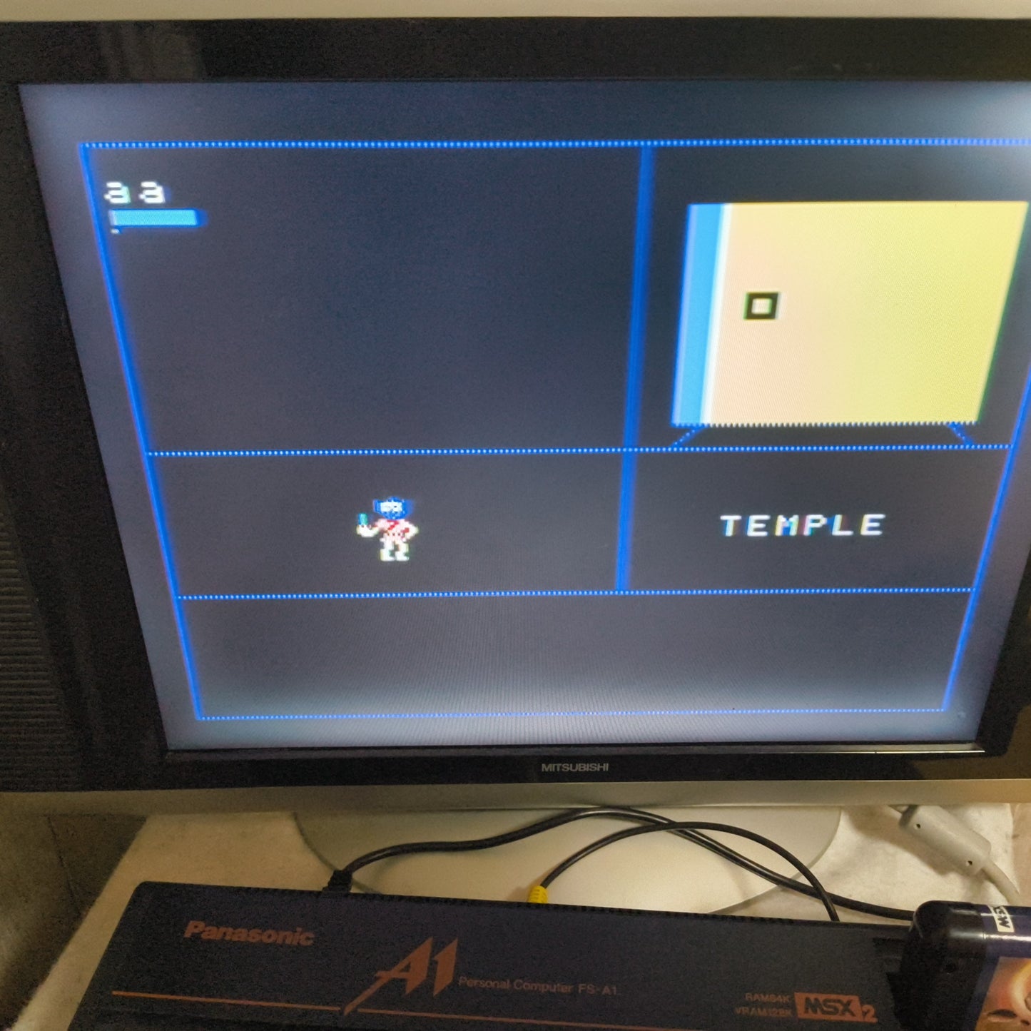 The BLACK ONYX 2 MSX Game Cartridge w/Manual Box set /NTSC-J working Japan-h0430