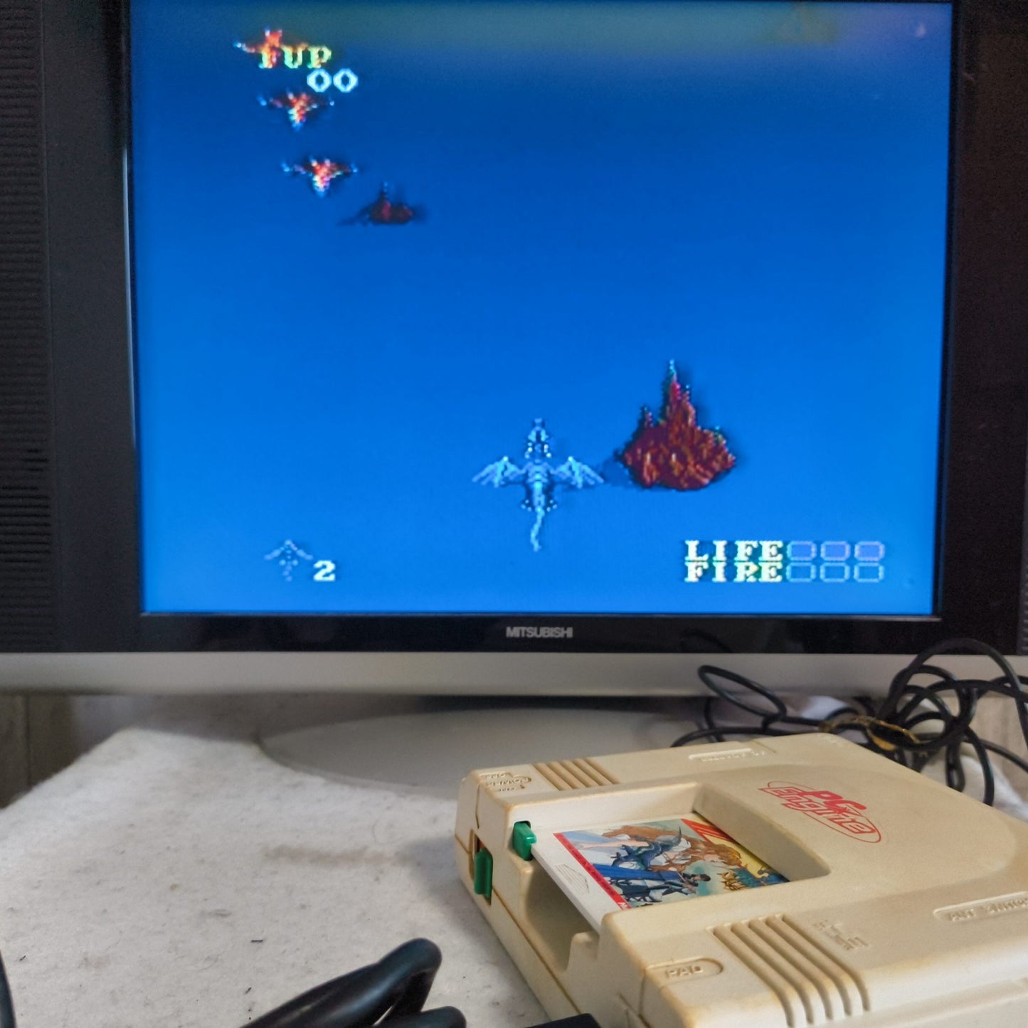 Dragon Sprit NEC PC Engine TurboGrafx-16 PCE game, Working Japan-g0610-